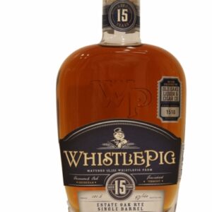 WhistlePig 15 Years Old Estate Single Barrel Rye Bottled For Oaks Liquors