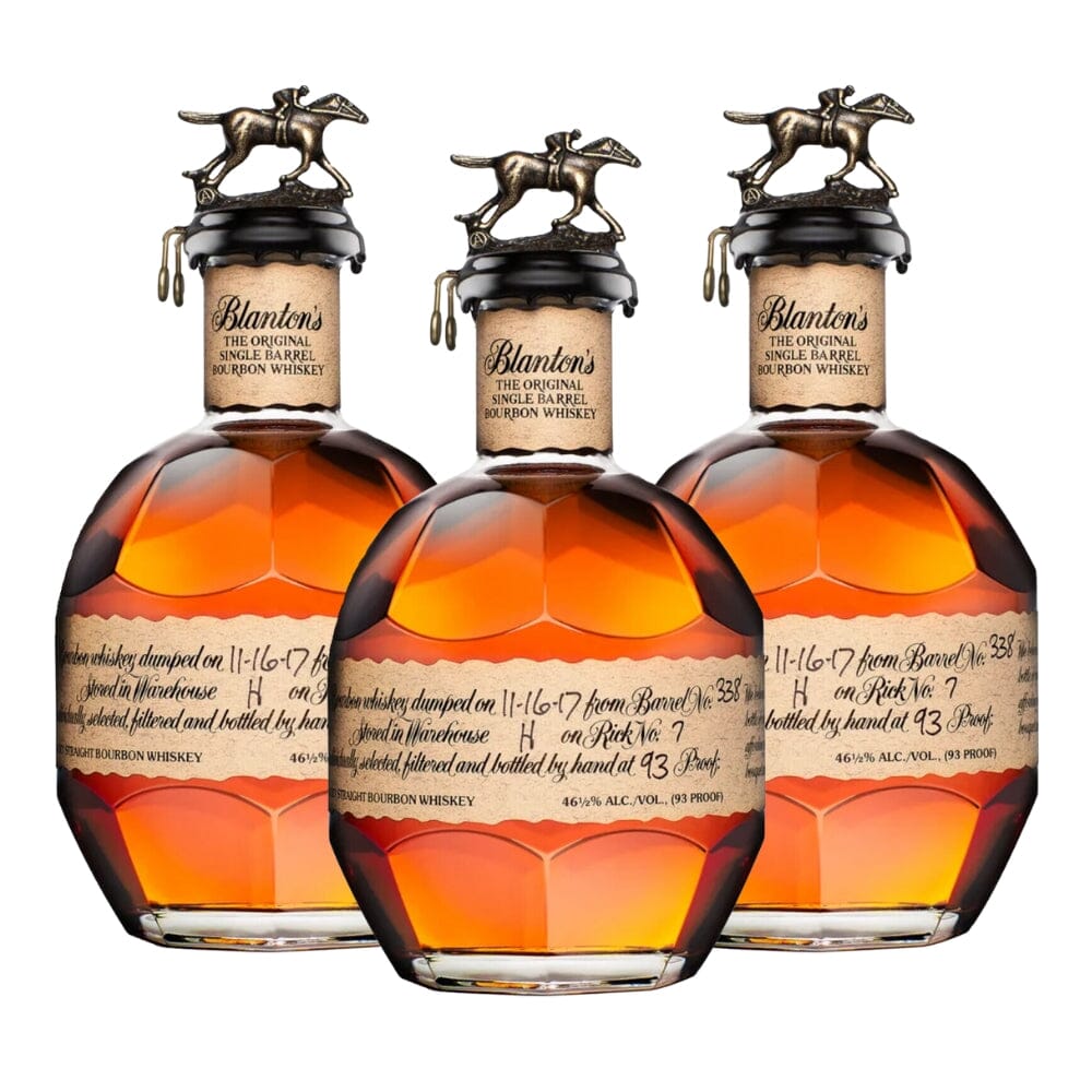 Blanton's Original Single Barrel 750ML 3pk Bundle